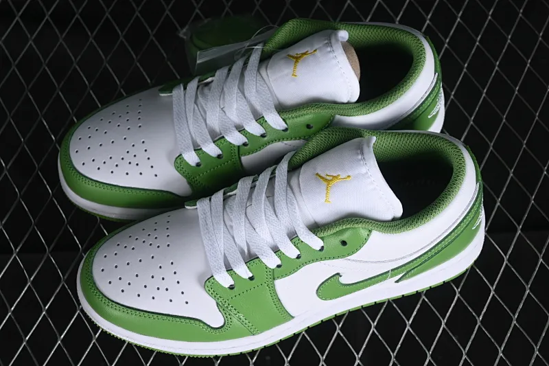 All categories Air Jordan Jordan series basketball shoes Air Jordan 1 Low Air Jordan 1 Low AJ1 Joe 1 white green low-top cultural basketball shoes HF4823-100